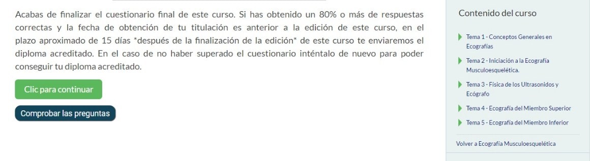 notificacion finalizacion de curso