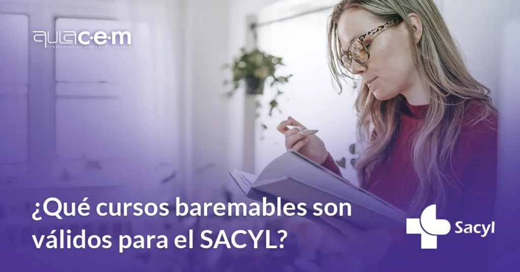 Qué cursos baremables son válidos para el sacyl