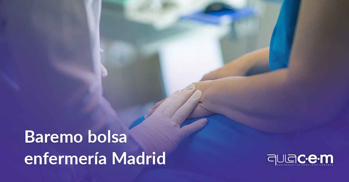Baremo bolsa enfermería Madrid -