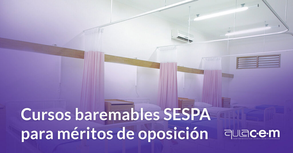 Cursos baremables SESPA para méritos de oposición