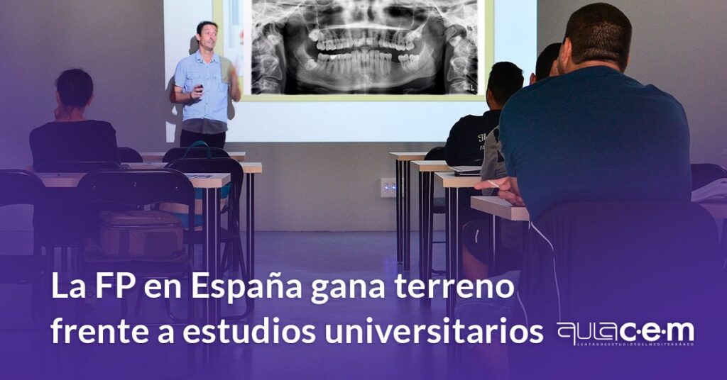 La formación profesional en España sigue ganando terreno frente a los estudios universitarios