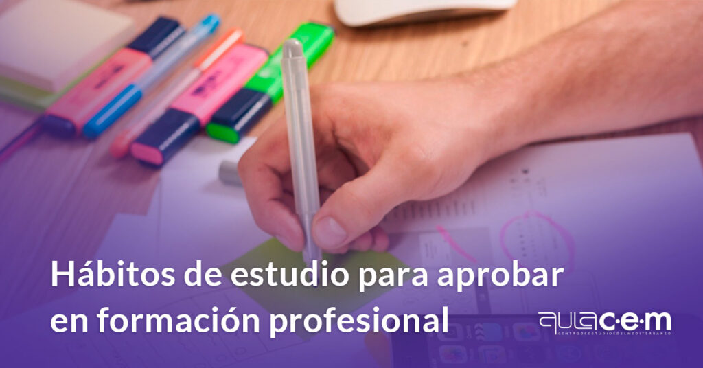 Hábitos de estudio para aprobar en formación profesional