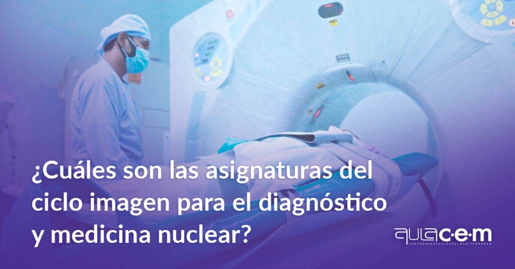 ¿Cuáles son las asignaturas del ciclo Imagen para el Diagnóstico y Medicina Nuclear?